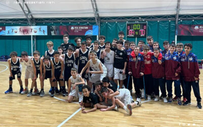 L’U13 dell’Olimpia Roma e della Virtus Bologna ospiti della Real Sebastiani Rieti per un weekend all’insegna della sportività.